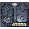 Kaiser Empire KG 6325 Em Nero Piastra da Cottura 60 cm - Gas/Propano/Naturale - 3,8 kW - Bruciatori WOK - Novità