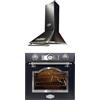 Kaiser Empire EH 6355 Em Sil - Forno elettrico da incasso, 60 cm, 67 L+ A 6315 Em Sil Eco Cappa aspirante 60 cm