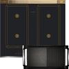 Kaiser Piano Cottura a Induzione 60 cm Kaiser KCT 6745 FI AD | Free Zone QuickHeat | Touch Control | Design Art Deco Oro Antico | 4 Zone Flessibili | 7,0 kW