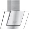 Kaiser Cappa aspirante 80 cm AT 8409 FW ECO, in vetro bianco, design in acciaio inox, a 3 livelli