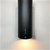 GURARI Cappa aspirante a isola GCH I 385 36 BL Prime, 36 cm, colore nero, cappa da soffitto, 1000 m³/h, 4 livelli, display, illuminazione a LED, aspirazione del bordo