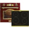 Kaiser Set di fornelli EH 6355 RotEm+KCT 6195 IEm piano cottura a induzione 60 cm, set da forno elettrico Autark, 79 l, forno da incasso, 8 funzioni+piano cottura a induzione, 60 cm