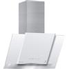 Kaiser Olan Kaiser 8438 - Cappa aspirante ECO Luxus, 80 cm, senza testa/cappa in acciaio INOX / 910 m3/h/vetro bianco/coperchio senza testa/Touch Control/aspirazione bordi/timer/cappa di scarico
