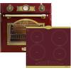 Kaiser Set di fornelli EH 6355 RotEm+KCT 6195 IRotEm piano cottura a induzione, 60 cm, set da forno elettrico, Autark, 79 l, forno da incasso, 8 funzioni+piano cottura a induzione, 60 cm