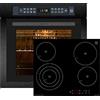 Kaiser Set forno EH 6306 RS +KCT 6703, Forno da incasso,79L 15 Fct. +piano cottura in vetroceramica 60 cm