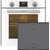 Kaiser Set forno EH 6326 W+KCT 6730 FIG, Forno elettrico da incasso, 79L, 10 funzioni+ Piano di cottura a induzione Flex 60 cm