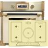 Kaiser Forno a pirolisi «EH 6427 ElfAD+KCT 7797 ELfEm», retrò pirolisi da incasso, 73 l, vetro color elfebe, 60 cm + piano cottura a induzione 77 cm, PowerBoost 4,3 KW, 5 QuickHeat, piano cottura