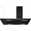 Gurari GCH 793.R cappa a isola con ripiano Cappa aspirante 116 cm Nero 850m³/h