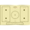 Kaiser Empire KCT 7797 FI ElfEm Piano Cottura a Induzione 77 cm con Teppan Yaki e Barbecue ✦ 2 Free Zone Power Induction ✦ Colore Avorio ✦ Vetroceramica ✦ Power Booster QuickHeat