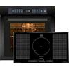 Kaiser Set da forno EH 6306 RS+ KCT 97 FI La Perle, Forno da incasso, 79L 15 Fct.+ Piano a induzione 90 cm