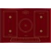 Kaiser Empire KCT 7797 FI rosso Em Retro Piano cottura a induzione 77 cm/5 zone di cottura a induzione QuickHeat/ 2 zone Flex e zona circolare/Piano cottura in vetroceramica