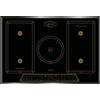Kaiser Empire KCT 7797 FI Em Retro - Piano cottura a induzione, 77 cm, 5 zone di cottura a induzione QuickHeat/ 2 zone Flex e zona circolare/piano cottura in vetroceramica con Power Booster