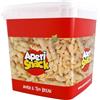 APERI SNACK Aperisnack® - AP03.033.15 - Spike Spike bastoncini di mais al Formaggio Secchiello Large da 600 g. Patatine Chips e Snack Salati e per l'Aperitivo e le tue Feste