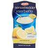 Lucgel Sorbetto Senso Freddo Pronto da Gelare con Succo di Frutta Limone di Sicilia Dolfin - 12 pz da 100 Ml -