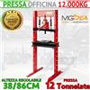 MGidea PRESSA BANCO PRESSATRICE IDRAULICA STRETTOIA OFFICINA 12T MORSA CUSCINETTO FORZA