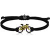 Shopsphère DISTRIBUTION Bracciale Bicicletta | Gioielli Bici | Bracciale Ciclismo | Regali Bici Donna Uomo Ragazza Ragazzo | Bracciale Amber Bike, Acciaio inossidabile