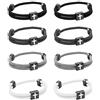 Aospkle 8 braccialetti in corda intrecciata con Gesù Cristiano, per uomini e donne, braccialetti nautici da surf, spiaggia, set regalo per sport, braccialetti intrecciati fatti a mano con nodo regolabile, 5