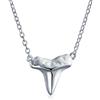 Bling Jewelry Piccoli Orecchini A Perno Con Dente Di Squalo Hawaiano Dell'Oceano Nautico Tropicale Di Vacanza, Ciondolo Per Le Donne Teen Hammered Texture .925 Sterling Silver