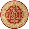 RugVista Ziegler Kaspin, Tappeto, Orientali, Ø 150 cm, Rotonda, Pelo medio, Soggiorno, Sala da pranzo, Camera letto, Cucina, Corridoio, Lavabile solo a secco, oeko_tex_100, Rosso