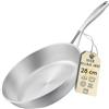 SILBERTHAL Padella acciaio inox 28 cm - Induzione gas e forno 400ºC - Senza rivestimento 18/10 - Triplo fondo