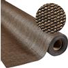 STORESDECO Tappeto vinilico in tessuto intrecciato di alta gamma Lavabile antiscivolo ed extrapiatto. Tappeti Premium in materiali di altissima qualità resistenti e facili da pulire 200x300 cm Bronze