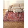 RugVista Georgia Oriental, Tappeto, Orientali, 240 x 340 cm, Rettangolare, Pelo corto, Lavabile in lavatrice, Rosso/Rosa