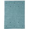carpetfine Tappeto di lana Gabbeh Uni Turchese 140x200 cm | Tappeto moderno per soggiorno e camera da letto