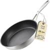 SILBERTHAL Padella antiaderente 28 cm - Acciaio inox - Induzione gas e forno 250ºC - rivestimento senza PFOA - Triplo fondo