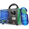 DDHTSAL Generatore di Ozono - Purificatore d'aria 120000mg/h Fino 500㎡ con Display Temperatura e Umidità, Timer 120 Minuti, O3 Ozonizzatore per Ambienti Auto Appartamenti Hotel Cucine Animali, Odori Puliti