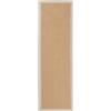 carpetfine Tappeto Sisal Passatoia colore naturale 80x400 cm tessuto a mano con bordo in cotone talpa | Tappeto antiscivolo Uni in tessuto piatto di fibre naturali per soggiorno e camera da letto