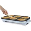 Wëasy Weasy GOO60 Piastra per Crepes e Pancakes,Rivestimento Antiaderente,Temperatura Fino a 240°C,6 spatole,150W