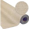 STORESDECO Tappeto vinilico in tessuto intrecciato di alta gamma Lavabile antiscivolo ed extrapiatto. Tappeti Premium in materiali di altissima qualità resistenti e facili da pulire 200x600 cm Beige