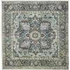 RugVista Georgia Oriental, Tappeto, Orientali, 240 x cm, Quadrata, Pelo corto, Lavabile in lavatrice, Verde/Multi