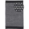 carpetfine Tappeto a tessitura Kilim Mia Grigio 160x230 cm | Tappeto moderno per soggiorno e camera da letto