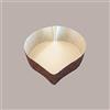 Lucgel Stampo Forma Cottura in Carta Forno Usa e Getta a Forma di Cuore da 400 g 174x175H45mm - 10 pezzi -
