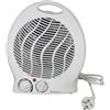 EMPOTEC Stufa Elettrica Termoventilatore 1000/2000W Termostato Stufetta Regolabile Riscaldamento Camera 3 Impostazioni di Calore Portatile Scaldo Bagno Protezione Anti Surriscaldamento