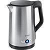 TZS First Austria bollitore acciaio inox 2200W, 1,7L, temperatura 60-100°C, mantenimento caldo, filtro anticalcare, elemento nascosto, LED
