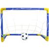 Generico Porte da calcio per bambini - Rete da calcio portatile da 45 cm con pompa per palloni | Porta da calcioo pieghevole | Forniture da calcioo per interni ed esterni robuste e resistenti alle intemperie