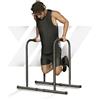YM Parallele Fitness, Dipstation Regolabile con Maniglie Per Calisthenics, CrossFit e Esercizi, Parallele Indoor & Outdoor, Colore Nero
