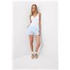 Intimissimi Body Spalla Larga Con Arricci In Fresh Bamboo Bianco