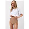 Intimissimi Culotte Brasiliana Vita Alta Cotton Light Shaping Naturale