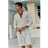 Intimissimi Camicia In 100% Lino Bianco