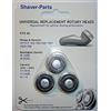 newSPeak Shaver-Parts - Testine di ricambio [confezione da 3]