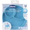 Chicco Piatto Silicone Ventosa Blu 1 St