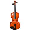 HOMCOM Violino 4/4 per Adulti con Accessori Inclusi (Custodia, Archetto, Corde, Ponticello, Accordatore) 58.5 x 21.5 x 7cm
