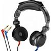 AIERTING Audiometro trasduttori d'aria cuffie audiometro cuffie per TDH39 e DD45 (nero)