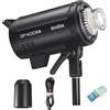 Godox DP400III-V Professionale Studio Flash, 400Ws 5800K GN87 Speedlite, Sistema X Wireless 2.4G, Tempo di Ritorno 0.1-1s, con Lampada Modello 30W