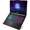 msi Cyborg 15 AI A1VFK, Notebook Gaming, 15,6 FHD 144Hz, Intel Ultra 7 155H, Nvidia RTX 4060 GDDR6 8GB, 1TB SSD NVMe PCIe4, Ram DDR5 16GB, WiFi 6E, Windows 11 Pro