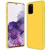 Verco Cover compatibile Samsung Galaxy S20 Plus Custodia, Silicone Liquido Gel Morbida per Samsung Galaxy S20+ Case 6,7 Pollici, Giallo