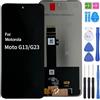 iYAiYO Schermo LCD Display Digitalizzatore Touch Screen Ricambio Compatibile con Motorola G13/G23 Schermo Completo con Strumenti-Nero